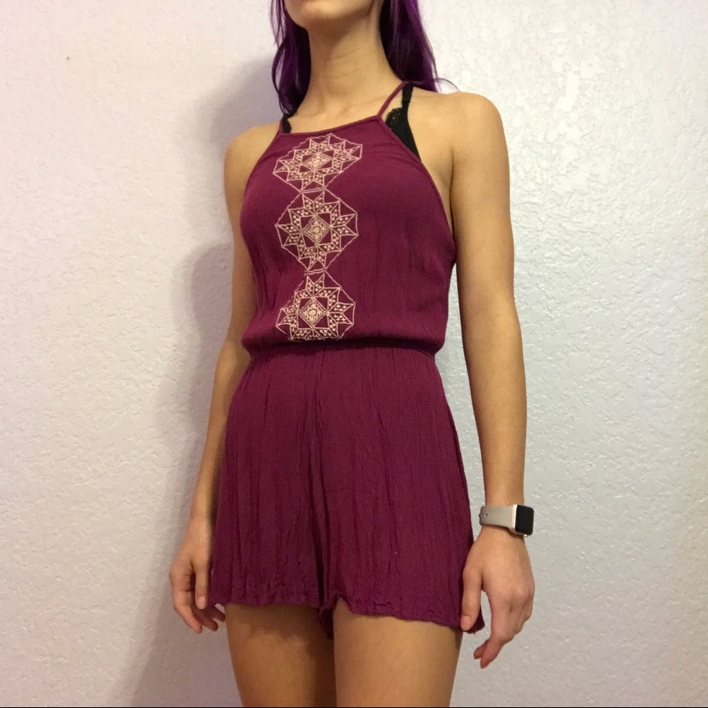 Halter Romper LA Hearts
